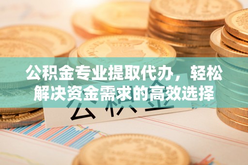 猇亭公积金专业提取代办，轻松解决资金需求的高效选择