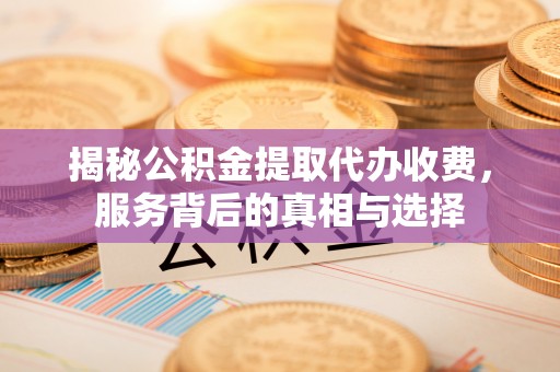 猇亭揭秘公积金提取代办收费，服务背后的真相与选择