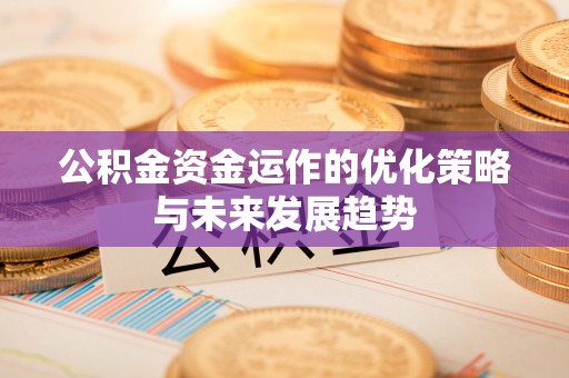 猇亭公积金资金运作的优化策略与未来发展趋势