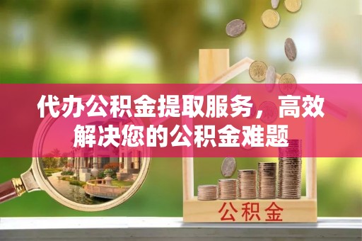 猇亭代办公积金提取服务，高效解决您的公积金难题
