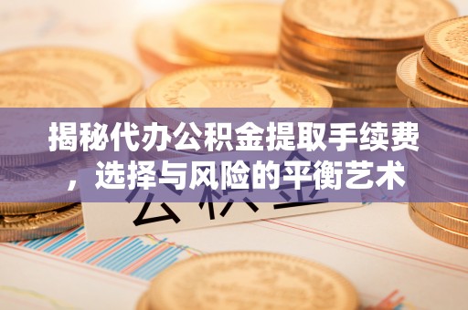 猇亭揭秘代办公积金提取手续费，选择与风险的平衡艺术