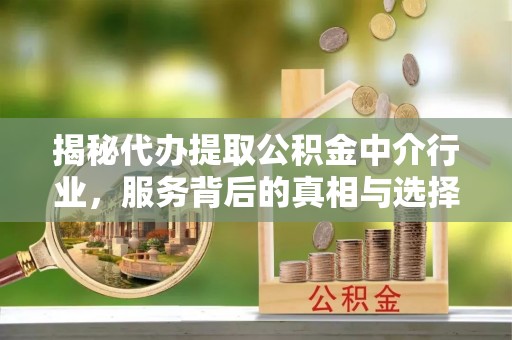猇亭揭秘代办提取公积金中介行业，服务背后的真相与选择指南