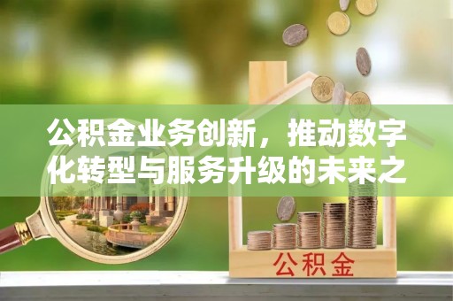 猇亭公积金业务创新，推动数字化转型与服务升级的未来之路