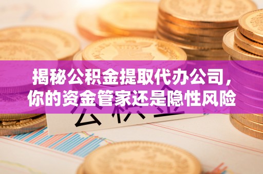 猇亭揭秘公积金提取代办公司，你的资金管家还是隐性风险？