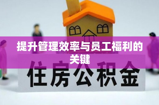 猇亭提升管理效率与员工福利的关键
