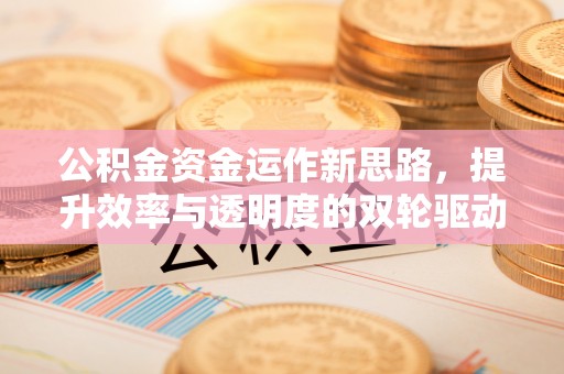 猇亭公积金资金运作新思路，提升效率与透明度的双轮驱动