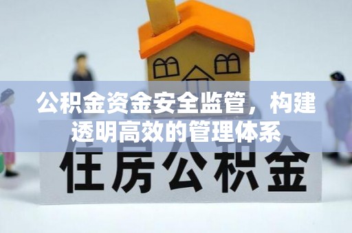 猇亭公积金资金安全监管，构建透明高效的管理体系