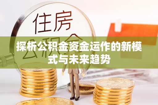 猇亭探析公积金资金运作的新模式与未来趋势