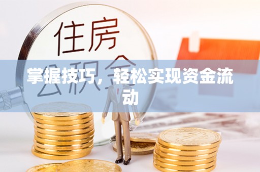 猇亭掌握技巧，轻松实现资金流动